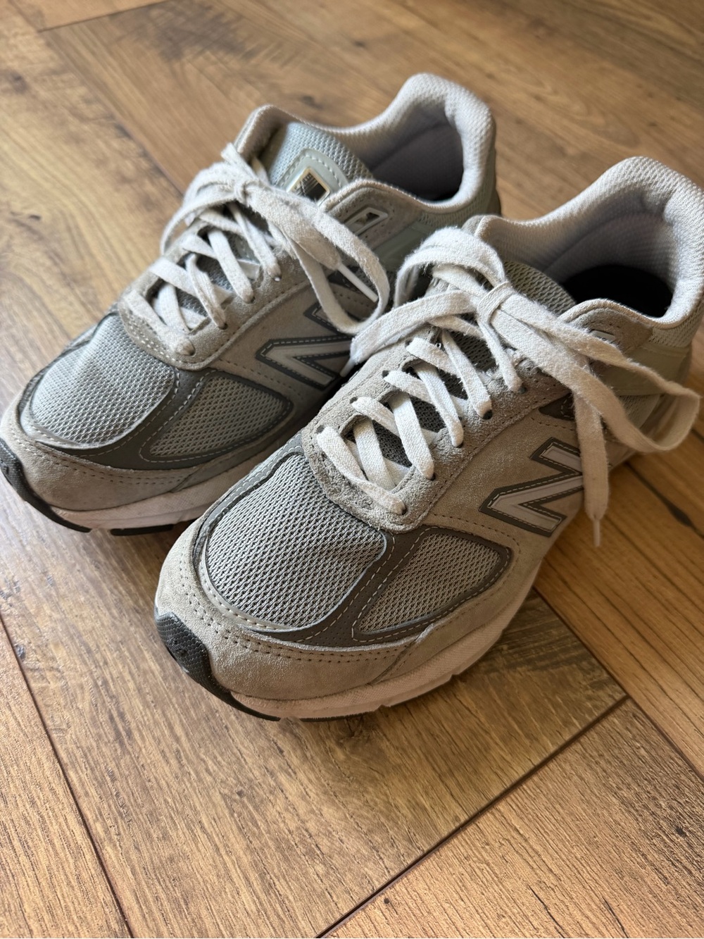 New Balance 990v5 Made in USA Grey Castlerock W990GL5 Womens Size 8.5